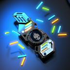 NeonFlux Triple-Mode Spinner
