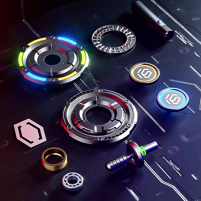 GlowPulse Triple-Mode Spinner